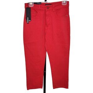 Fashion Nova  Momokrom High Rise Crop Straight Leg Jeans